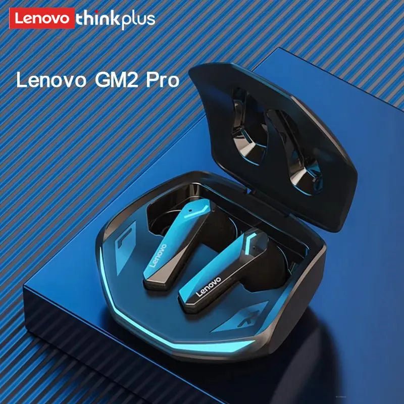 Choice Lenovo GM2 Pro Wireless Bluetooth V5.3 Earphone HD Call Dual Mode Gaming Headset Low Latency Headphones With Mic - Luxe Crystal