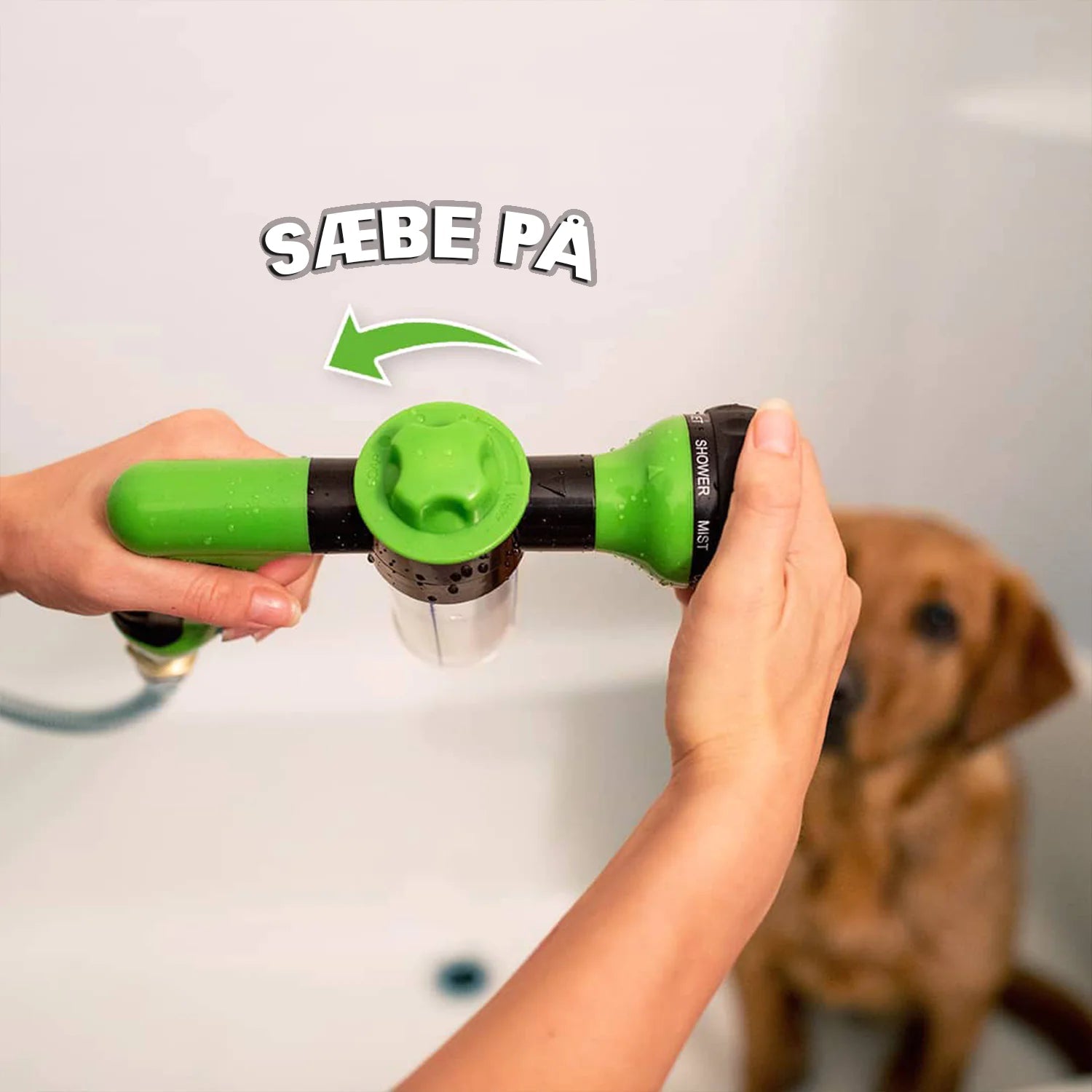 Dog Shower Jet Attachment - Luxe Crystal