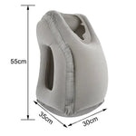 Inflatable Travel Pillow: Compact Comfort - Luxe Crystal