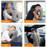 Inflatable Travel Pillow: Compact Comfort - Luxe Crystal