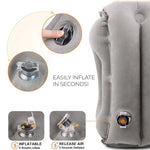 Inflatable Travel Pillow: Compact Comfort - Luxe Crystal