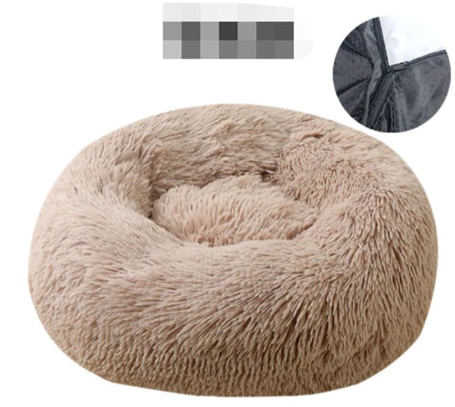 Luxe Crystal Donut Cuddler Dog Bed - Luxe Crystal