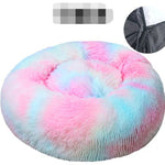 Luxe Crystal Donut Cuddler Dog Bed - Luxe Crystal