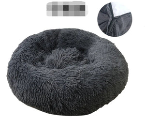 Luxe Crystal Donut Cuddler Dog Bed - Luxe Crystal