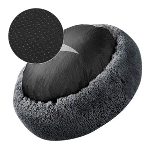 Luxe Crystal Donut Cuddler Dog Bed - Luxe Crystal