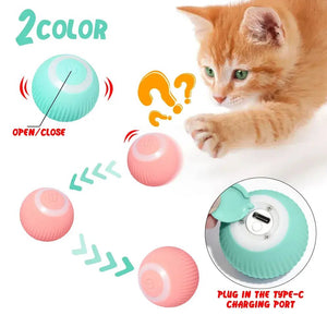 Luxe Crystal Electric Rolling Smart Ball for Cats - Luxe Crystal