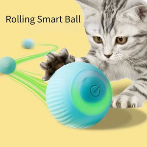 Luxe Crystal Electric Rolling Smart Ball for Cats - Luxe Crystal