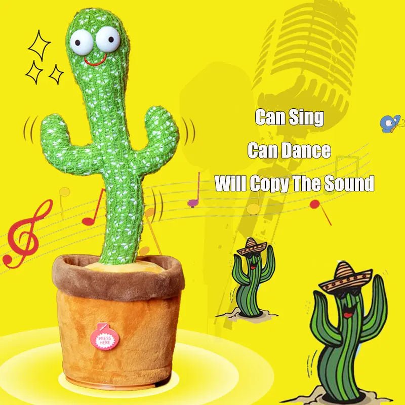 Luxe Crystal Singing Sunny the Dancing Cactus - Luxe Crystal