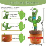 Luxe Crystal Singing Sunny the Dancing Cactus - Luxe Crystal