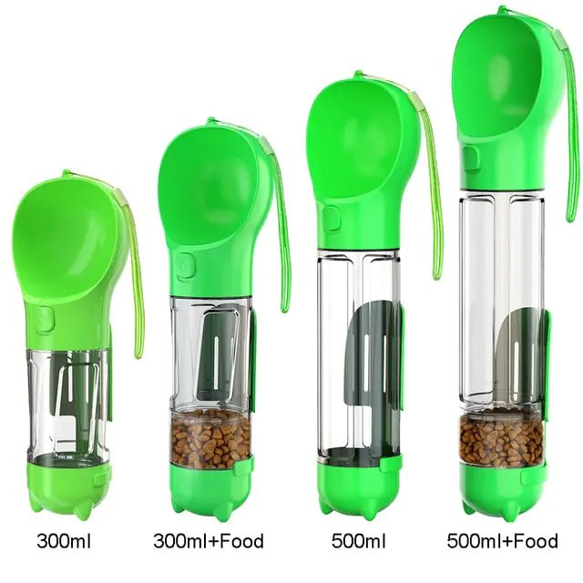 Multifunction Water and Food Pet Bottle - Luxe Crystal