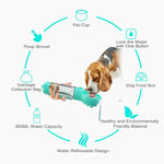 Multifunction Water and Food Pet Bottle - Luxe Crystal