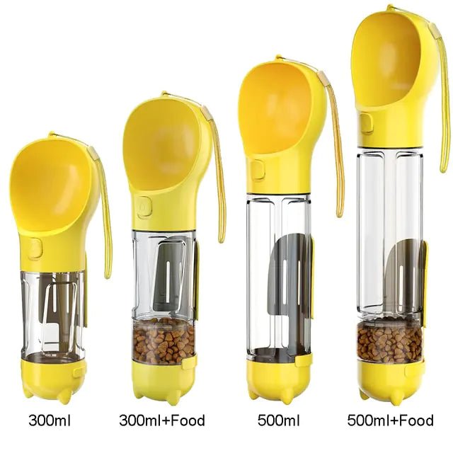 Multifunction Water and Food Pet Bottle - Luxe Crystal