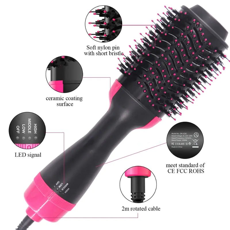 Multifunctional Hot Air Brush - Luxe Crystal