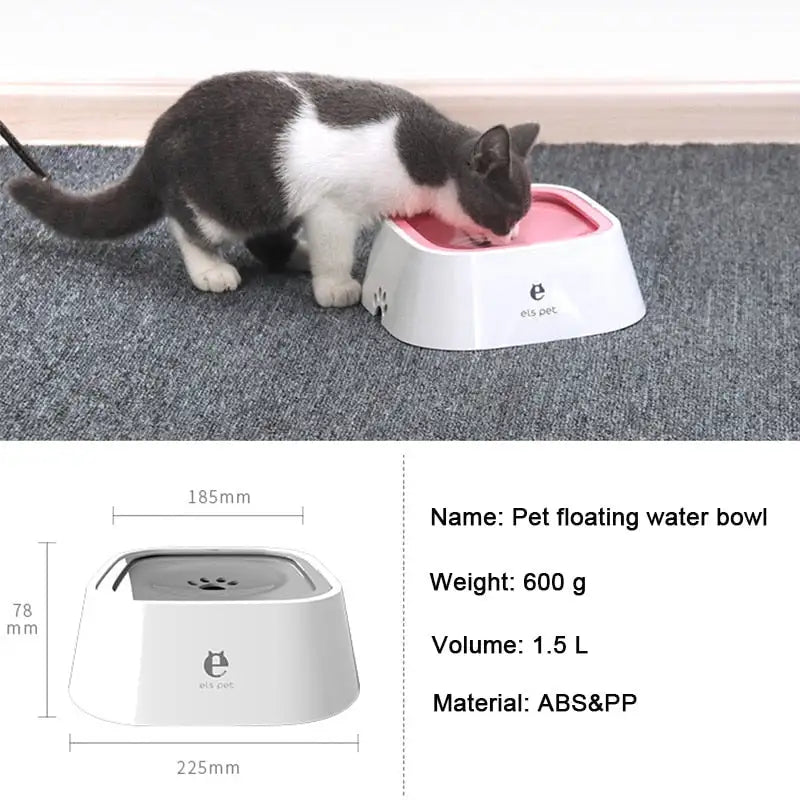 No-Spill Water Bowl for Pets - Luxe Crystal