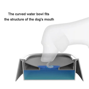 No-Spill Water Bowl for Pets - Luxe Crystal