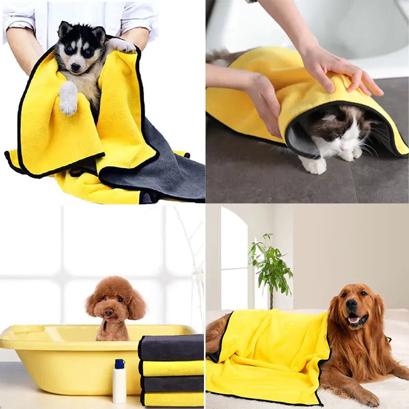 Quick-drying Pet Towel - Luxe Crystal