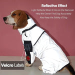 Reflective Dog Raincoat - Luxe Crystal