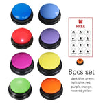 Voice Recorded Dog Communication Button Pack - Luxe Crystal